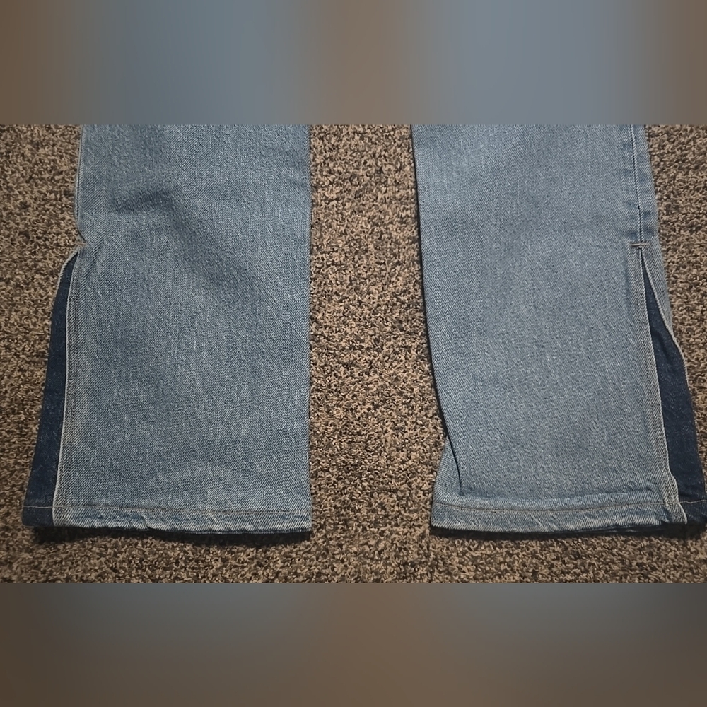 VTG American Eagle 90s Low Rise Skinny Kick Jeans Womens, Size 4, Stretchy Flare - Picture 5 of 11